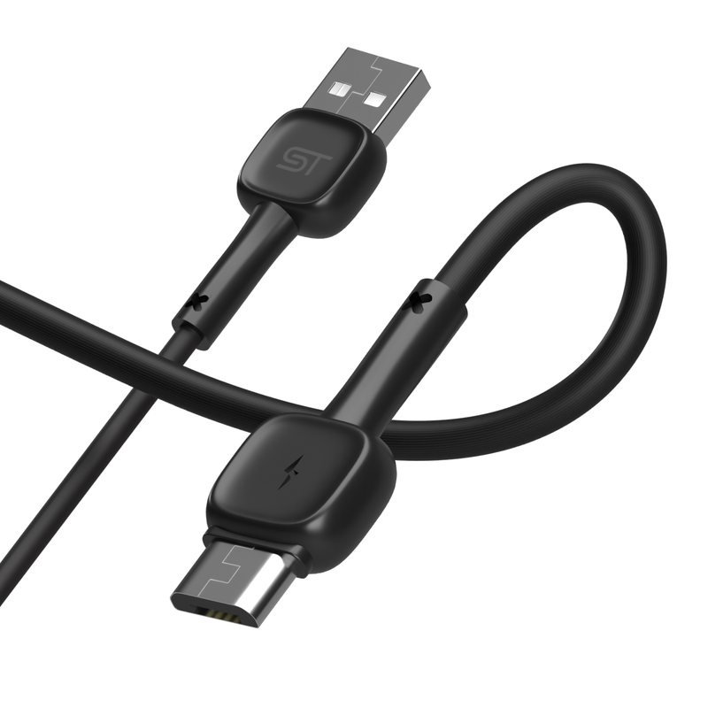 Cablu Micro USB cu incarcare rapida Super TOUCH, negru - 