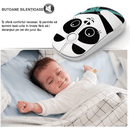 Mouse wireless cu butoane silențioase Super TOUCH, panda - 