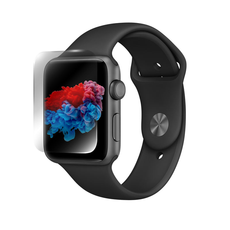 Folie protecție smartwatch Apple Watch 1 38mm TPU Recovery Clear Super TOUCH, plus 5 bucăți de rezervă - 