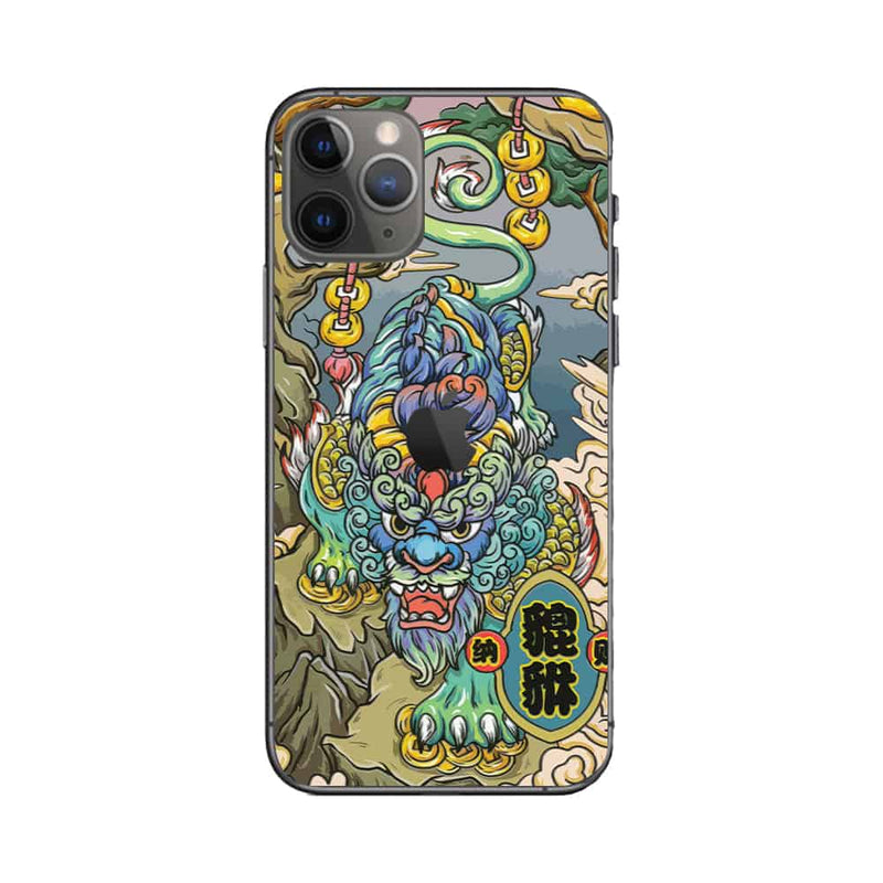 Skin iPhone 11 PRO Super TOUCH, Green Dragon - 