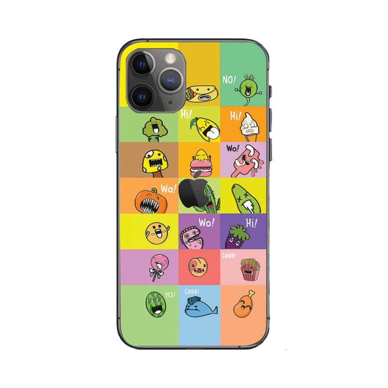 Skin iPhone 11 PRO MAX Super TOUCH, Mini Characters - 