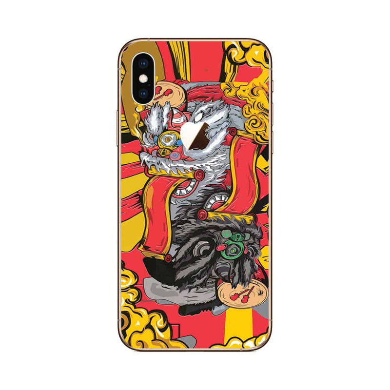 Skin iPhone XS Super TOUCH, Red Dragon - 