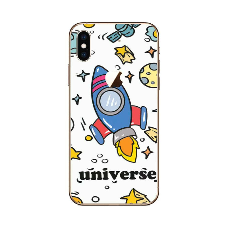 Skin iPhone XS Super TOUCH, Space Rocket - 