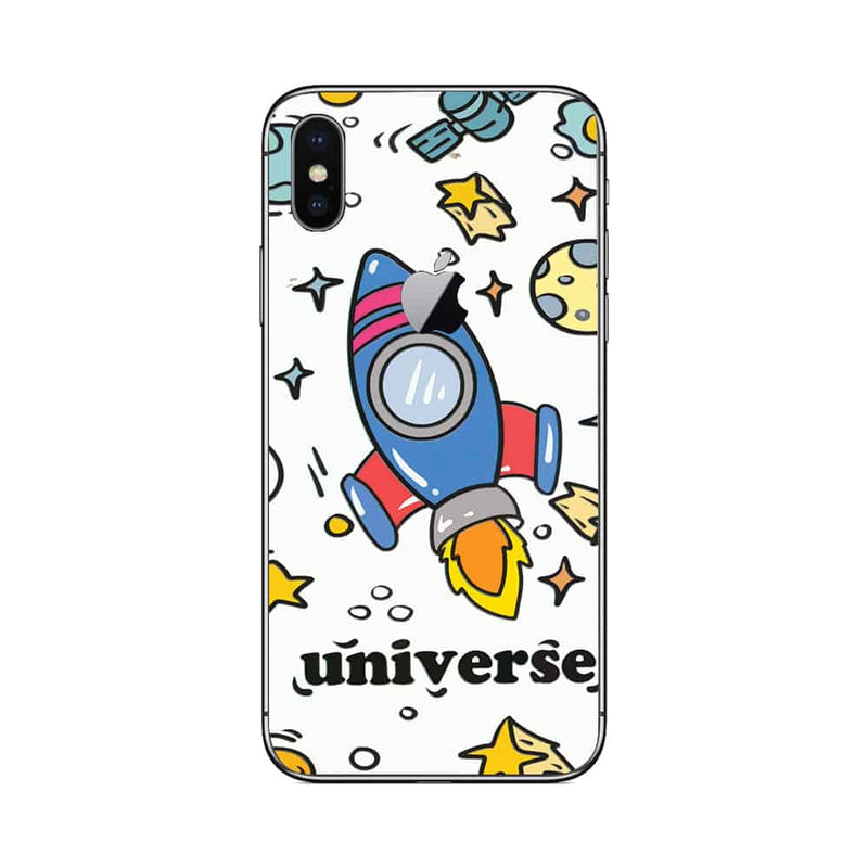 Skin iPhone X Super TOUCH, Space Rocket - 