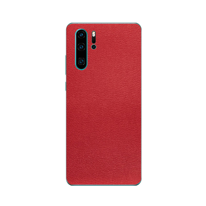 Skin Huawei Super TOUCH, Red Leather Texture - 