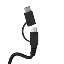 Cablu 2 in 1 Type-C & Micro USB 1.5 m Fast Charging Super TOUCH, negru - 