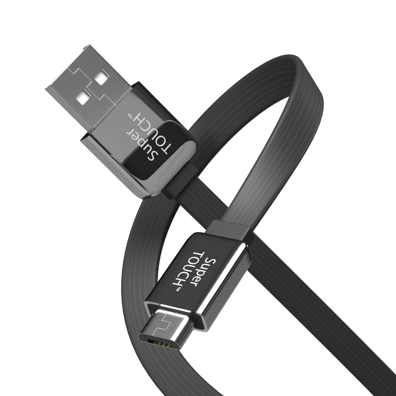 Cablu Micro-USB parfumat Speed Charging Super TOUCH, negru - 