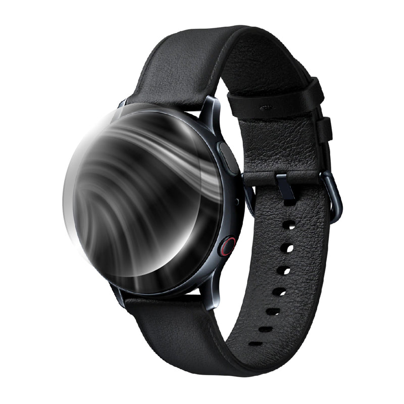 Folie protecție smartwatch Samsung Galaxy Watch Active (40mm) TPU Recovery Clear Super TOUCH, plus 5 bucăți de rezervă - 