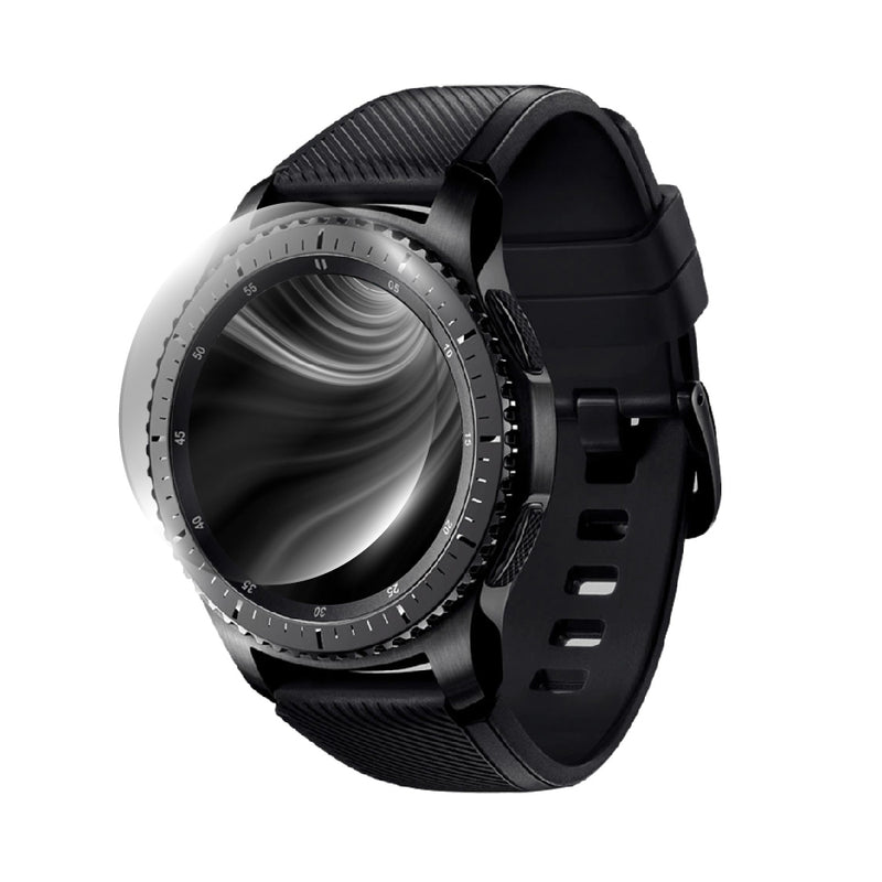 Folie protecție smartwatch Samsung Gear S3 Frontier LTE TPU Recovery Clear Super TOUCH, plus 5 bucăți de rezervă - 
