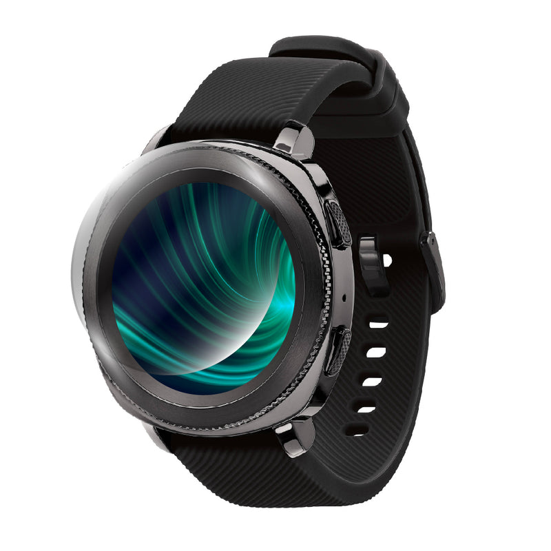 Folie protecție smartwatch Samsung Gear Sport TPU Recovery Clear Super TOUCH, plus 5 bucăți de rezervă - 