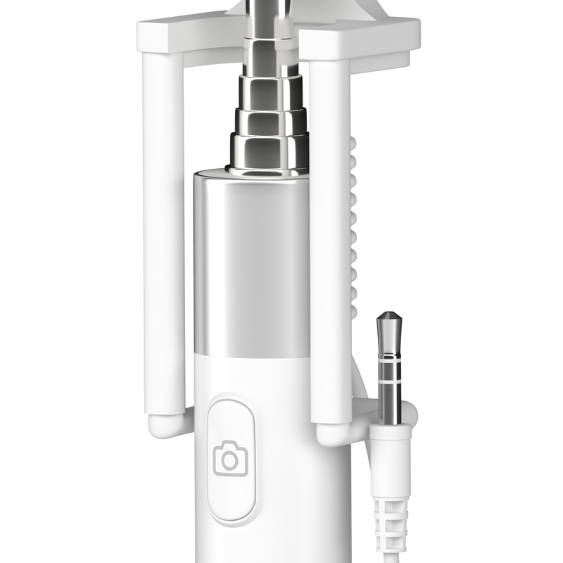 Selfie Stick cu conexiune Jack 3.5 mm Super TOUCH, alb - 