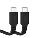 Cablu Type-C la Type-C braided cu incarcare rapida Super TOUCH, negru - 