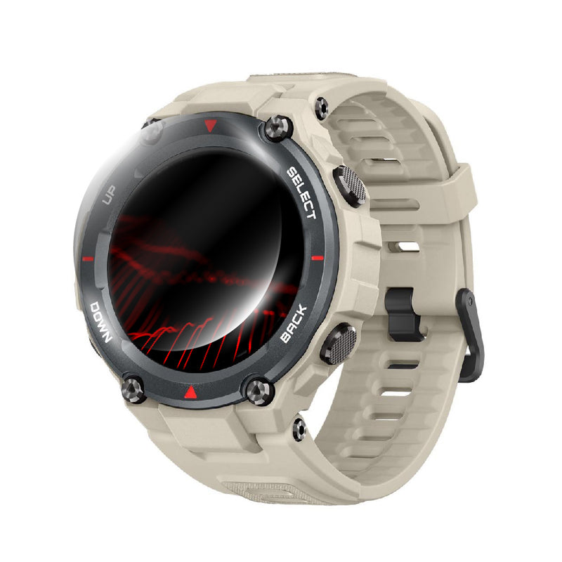 Folie protecție smartwatch Xiaomi Amazfit T-Rex Recovery Clear Super TOUCH, plus 5 bucăți de rezervă - 