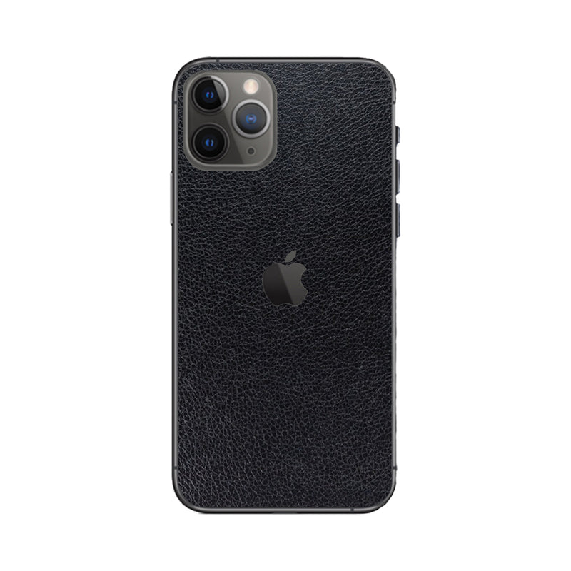 Skin iPhone 11 PRO MAX Super TOUCH, Black Leather Texture - 